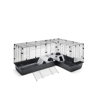 Savic Clubix Corner Knaagdierkooi Zwart