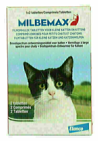 Milbemax Tablet Ontworming Kleine Kat / Kitten 2Tbl